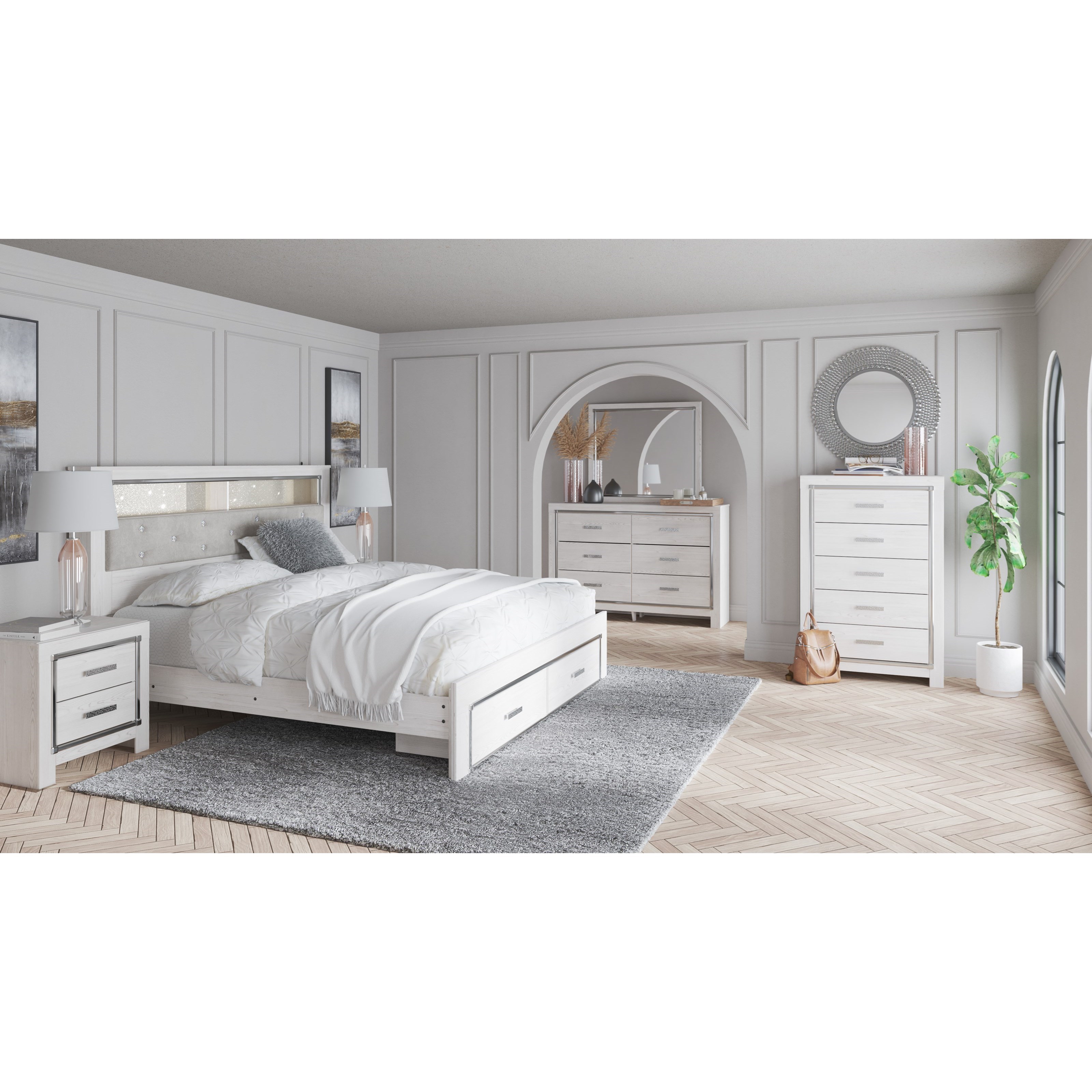 Bling bedroom cheap set ashley furniture